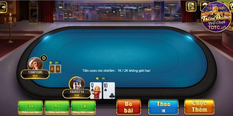 Game đánh bài Poker